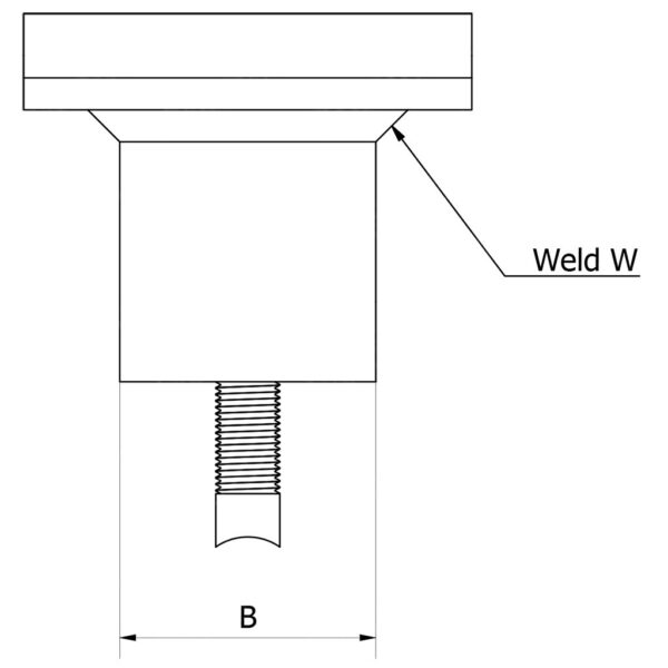 Aanlasstuk Fig. 113A | - | S235JR zwart - Afbeelding 5