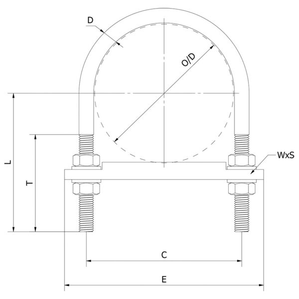 Krambeugel Fig. 288 | niet geklemd | S235JR Rilsan gecoat - Afbeelding 2